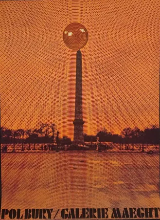 Lithografie Bury - '' Cinétisation ''