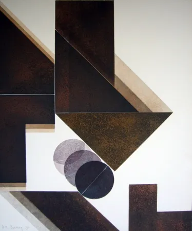 Ets En Aquatint Bury - Des idées et des ombres