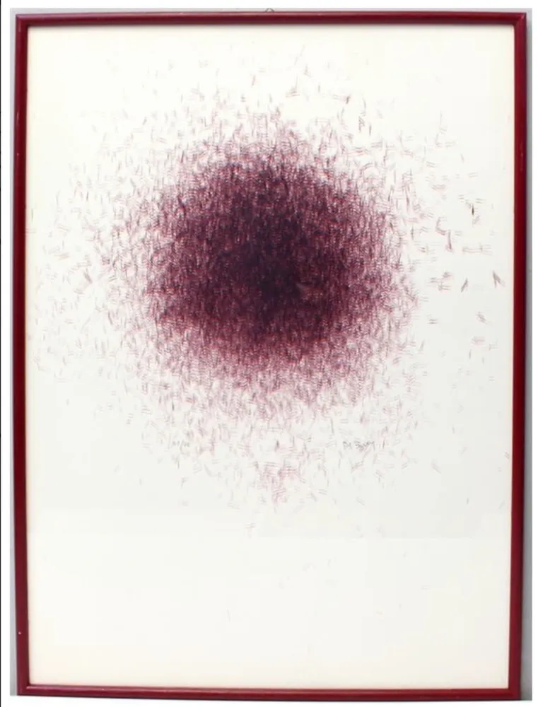 Lithografie Bury - Deux Traits II