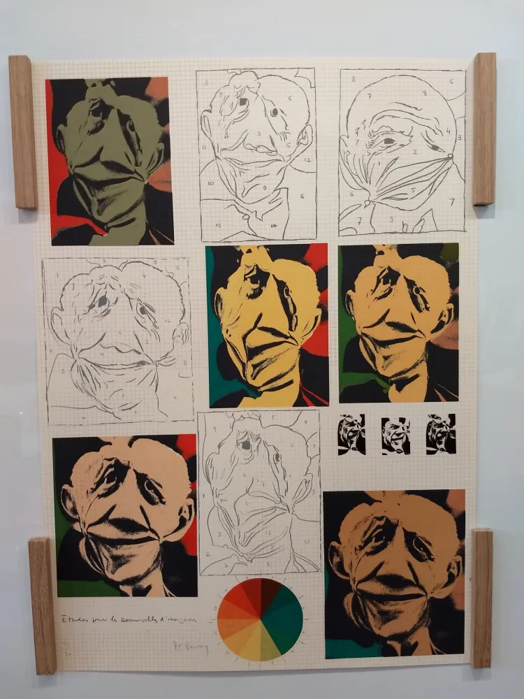 Lithografie Bury - Hommage a Picasso