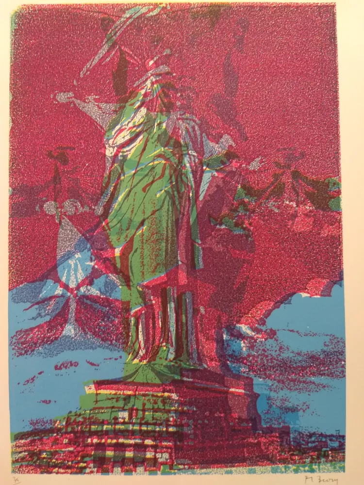 Lithografie Bury - Liberty