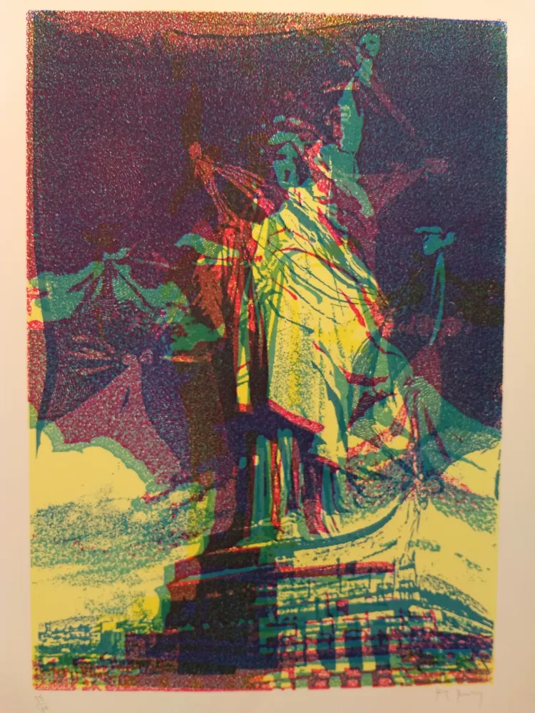 Lithografie Bury - Liberty