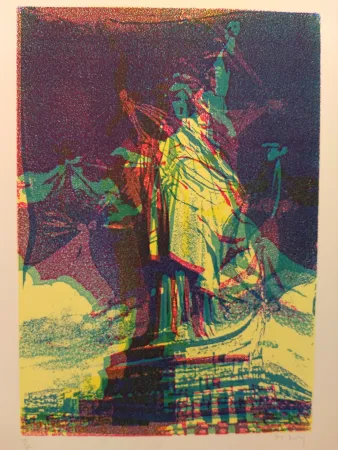 Lithografie Bury - Liberty
