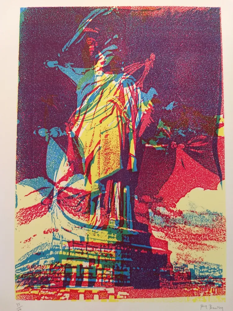 Lithografie Bury - Liberty