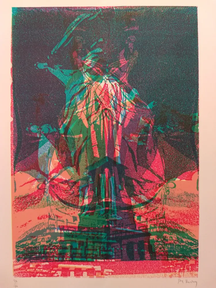 Lithografie Bury - Liberty