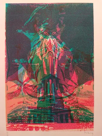 Lithografie Bury - Liberty