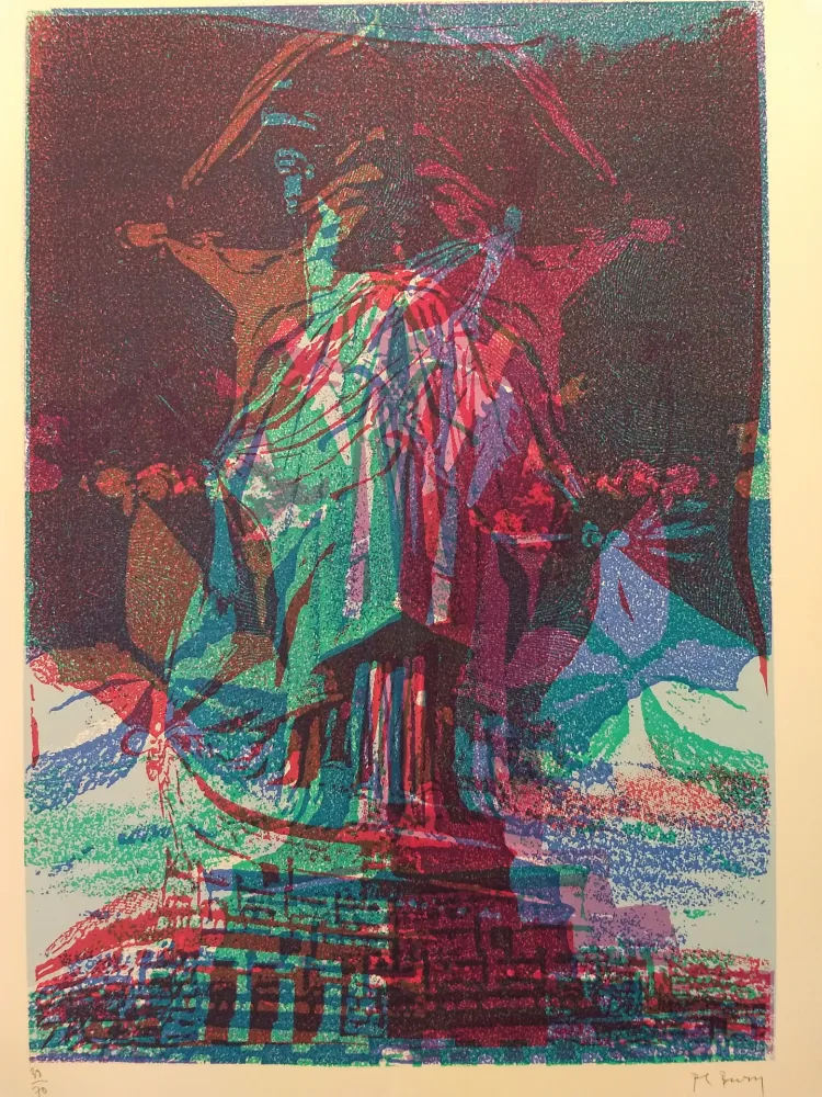 Lithografie Bury - Liberty