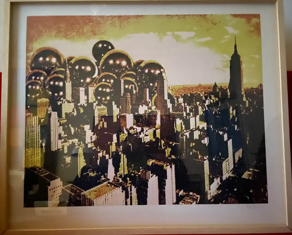 Lithografie Bury - New York