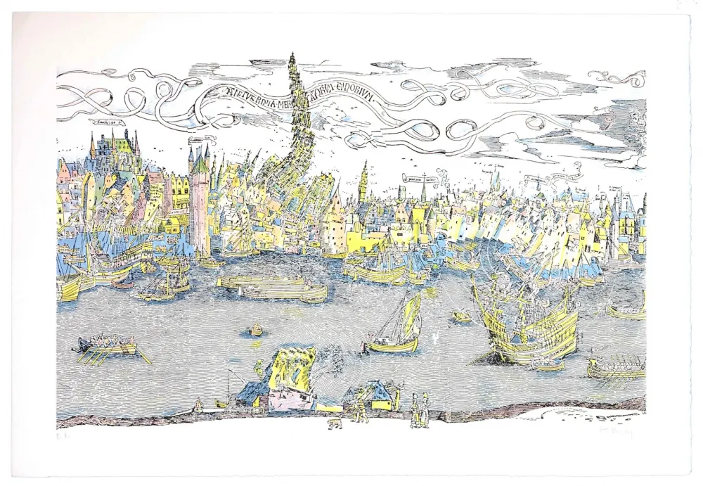 Lithografie Bury - Sans titre