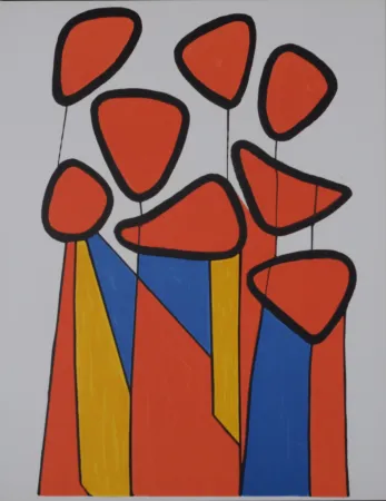 Lithografie Calder - Abstract Composition, 1972