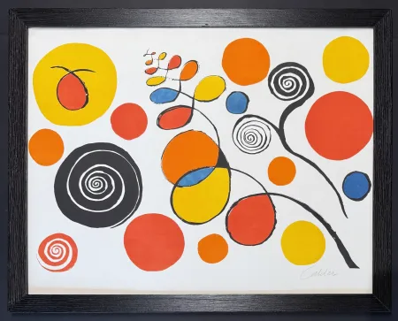 Lithografie Calder - Alexander Calder (1898 - 1976) - Blue Sun EA - Color lithograph on paper - 1960