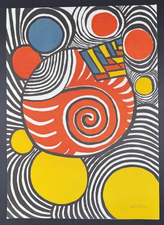 Lithografie Calder - Alexander Calder (1898–1976) - Clown - Color lithograph - 1976