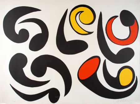 Lithografie Calder - Autres têtards