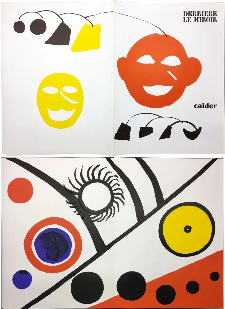 Geïllustreerd Boek Calder - CALDER. Derrière Le Miroir n° 221. 7 lithographies originales (1976)