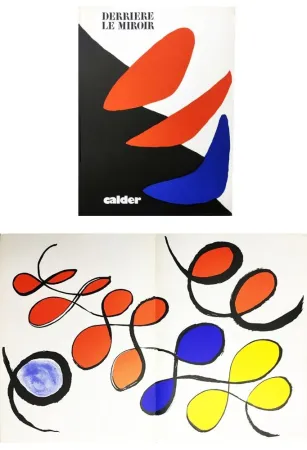 Geïllustreerd Boek Calder - CALDER, LA LIBERTÉ. Derrière Le Miroir N° 190. 4 LITHOGRAPHIES ORIGINALES EN COULEURS (1971)