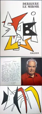 Geïllustreerd Boek Calder - CALDER. STABILES. Derrière le Miroir n° 141. 8 LITHOGRAPHIES ORIGINALES (1963)