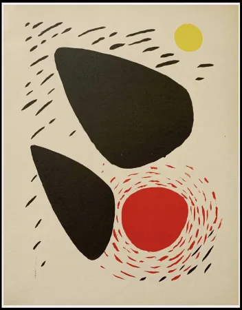 Lithografie Calder - COMPOSITION 