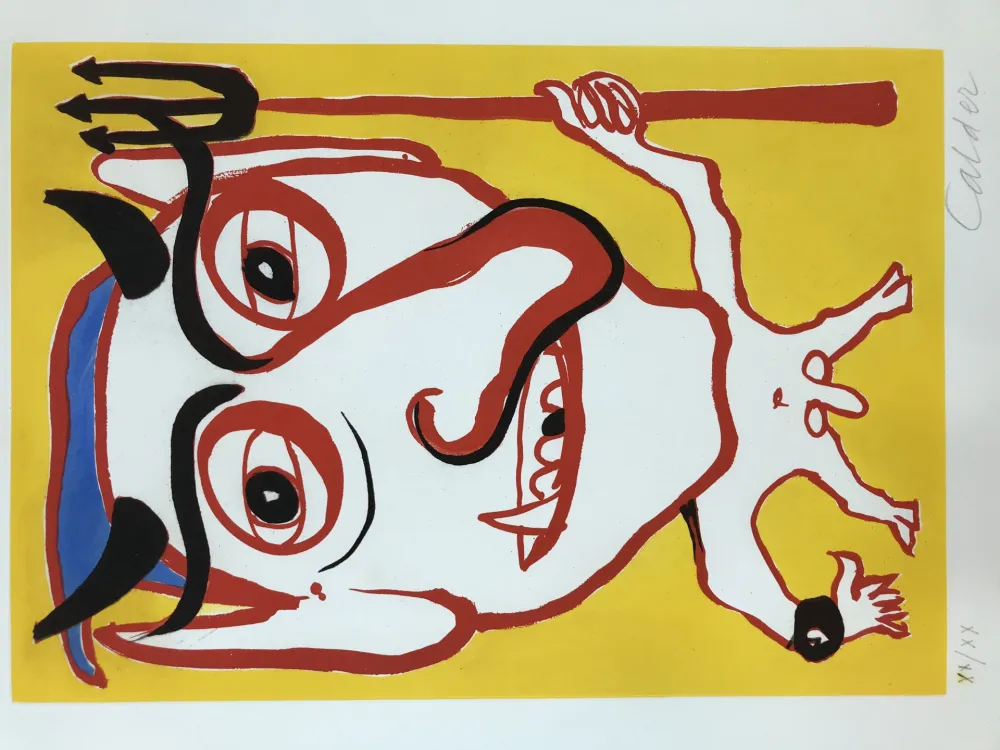 Ets En Aquatint Calder - Constantin Tacou