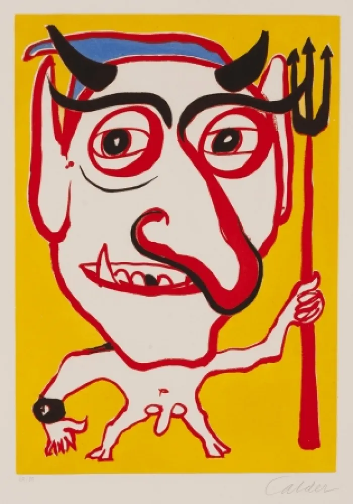 Ets En Aquatint Calder - Constantin Tacou