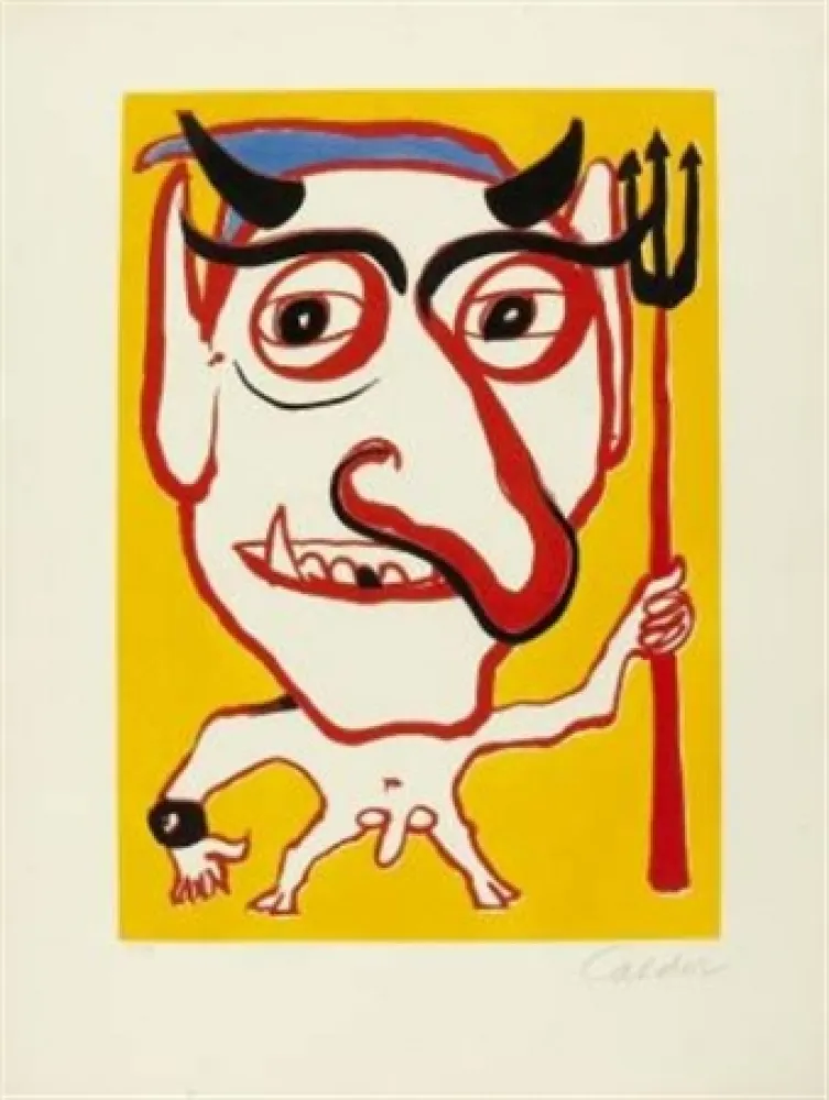 Ets En Aquatint Calder - Constantin Tacou