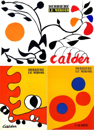 Geïllustreerd Boek Calder - DERRIÈRE LE MIROIR - CALDER (11 volumes parus de 1950 à 1981), avec 49 LITHOGRAPHIES.