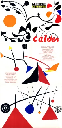 Geïllustreerd Boek Calder - DERRIÈRE LE MIROIR N° 69-70. CALDER. Octobre-novembre 1954.