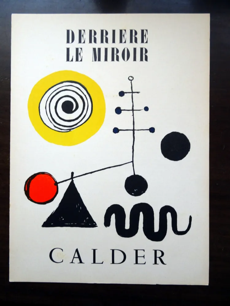 Geïllustreerd Boek Calder - DERRIÈRE LE MIROIR N°31