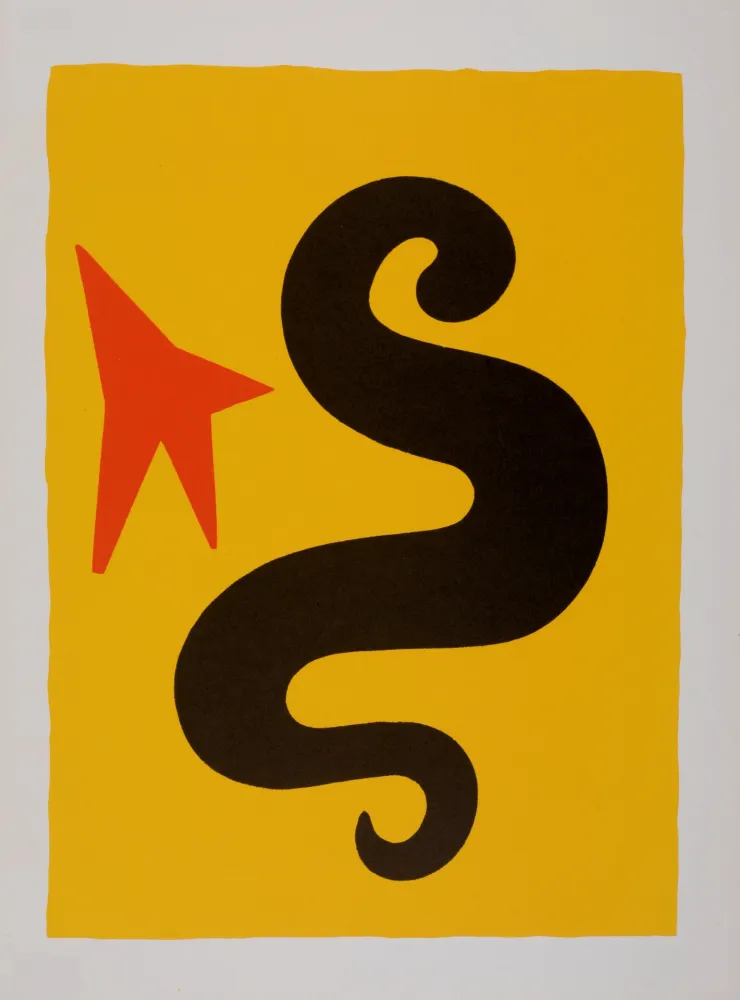 Lithografie Calder - Fêtes III, 1971