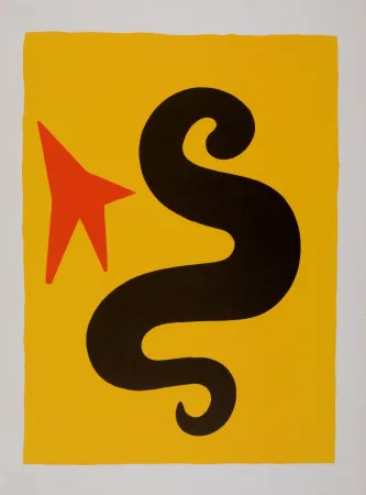 Lithografie Calder - Fêtes III, 1971