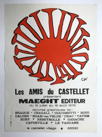 Poster Calder - Le Polypode / Les amis du Castellet présentent Maeght éditeur