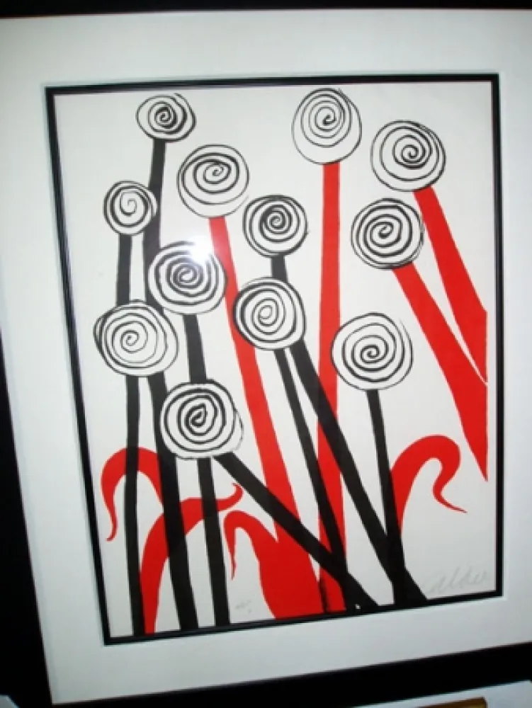 Lithografie Calder - Les Fleurs