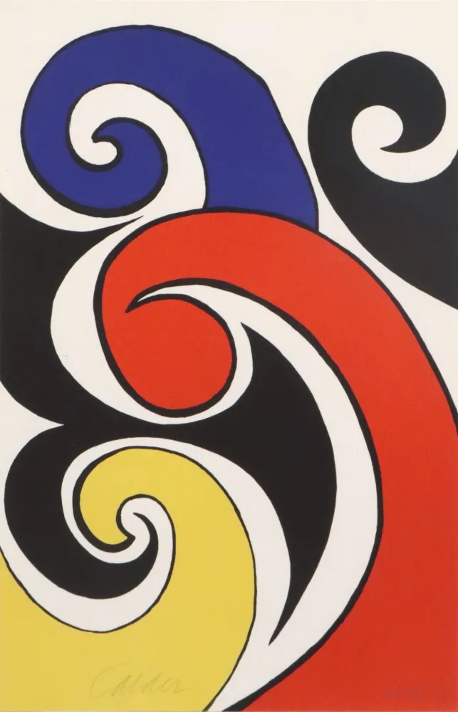 Lithografie Calder - Les Vagues