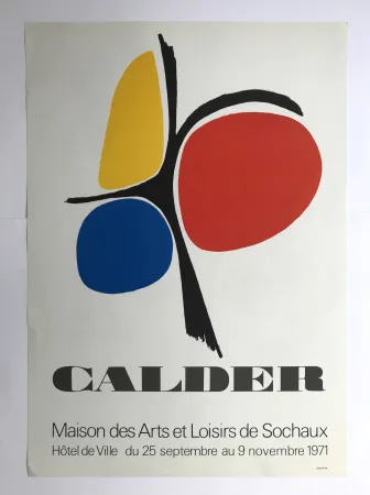 Poster Calder - Maison des arts et de la culture de Sochaux