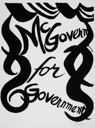 Lithografie Calder - McGovern for Government