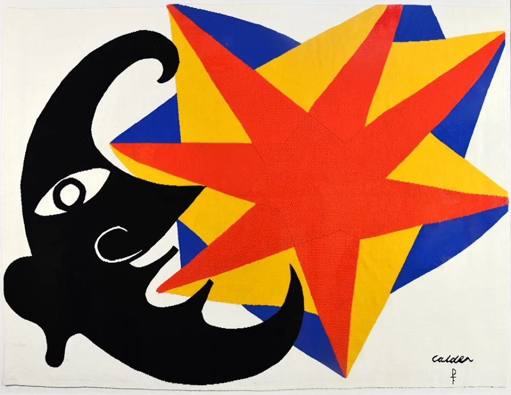 Geen Techniek Calder - Moon and Star Tapestry