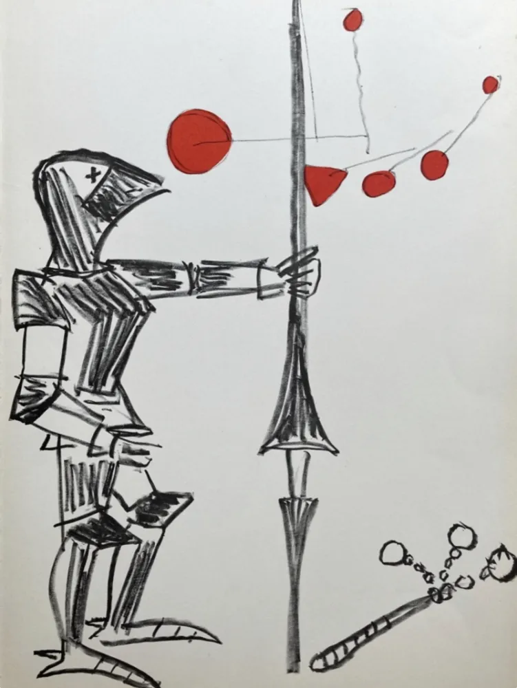 Lithografie Calder - Noble chevalier