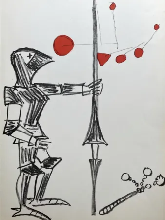 Lithografie Calder - Noble chevalier