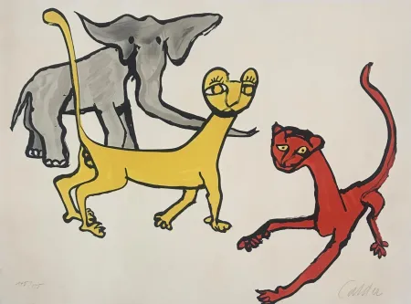 Lithografie Calder - Our Unfinished Revolution: Animals