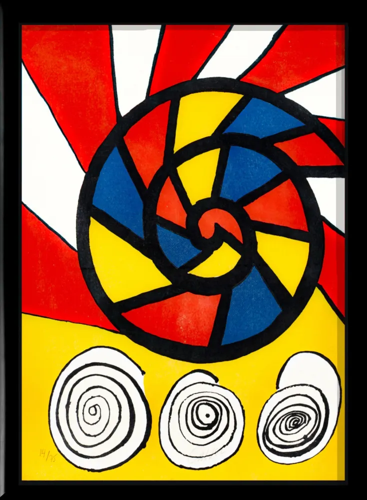 Lithografie Calder - Phonograph