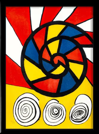 Lithografie Calder - Phonograph