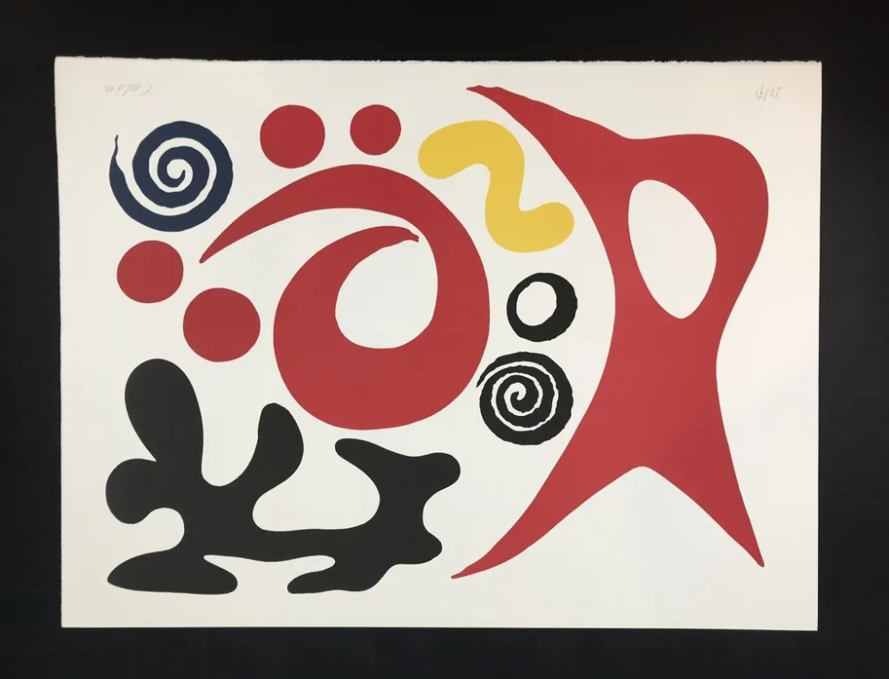 Lithografie Calder - Plancton ( plankton )