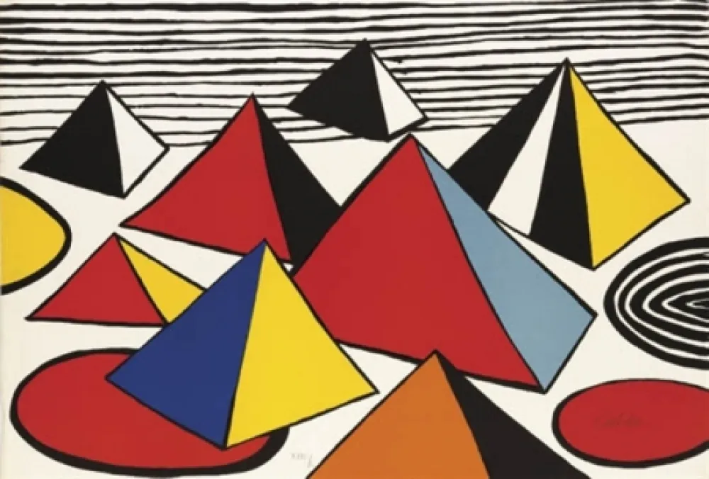 Lithografie Calder - Pyramides