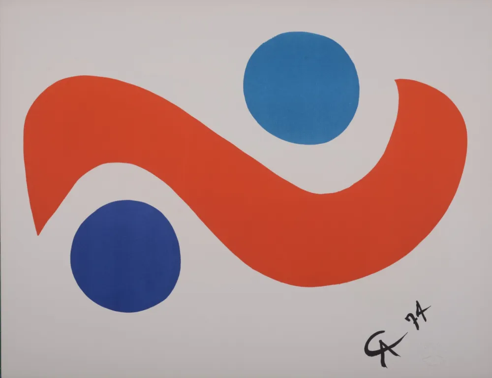 Lithografie Calder - Skybird, 1974