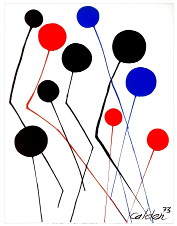 Lithografie Calder - Spanish refugee aid