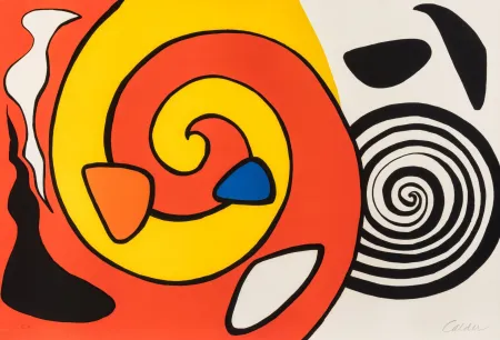 Lithografie Calder - Spirale et Turban