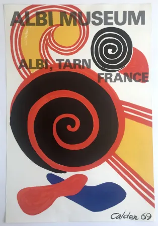 Lithografie Calder - Spirals / Albi Museum