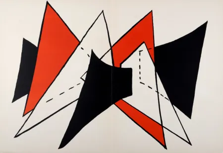 Lithografie Calder - Stabiles, 1963
