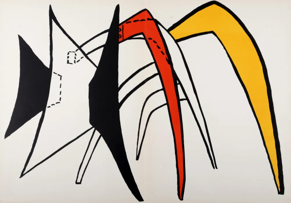 Lithografie Calder - Stabiles #A, 1963