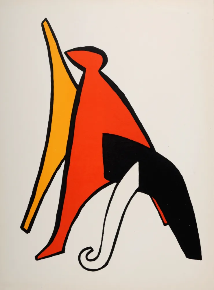 Lithografie Calder - Stabiles #B, 1963