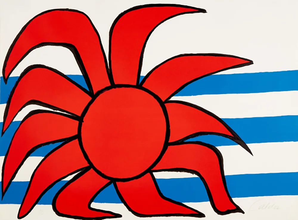 Lithografie Calder - Sun and Sea